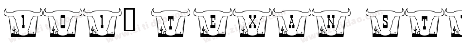 101! Texan Style字体转换
